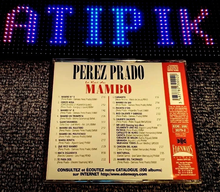 🔥Pérez Prado : Le Roi Du Mambo - CD Raro de 26 Anos 🎶 – photo 2
